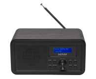 Denver Radio DAB+/FM Denver DAB-30 z drewnianą obudową czarne - 1535065 - zdjęcie 1